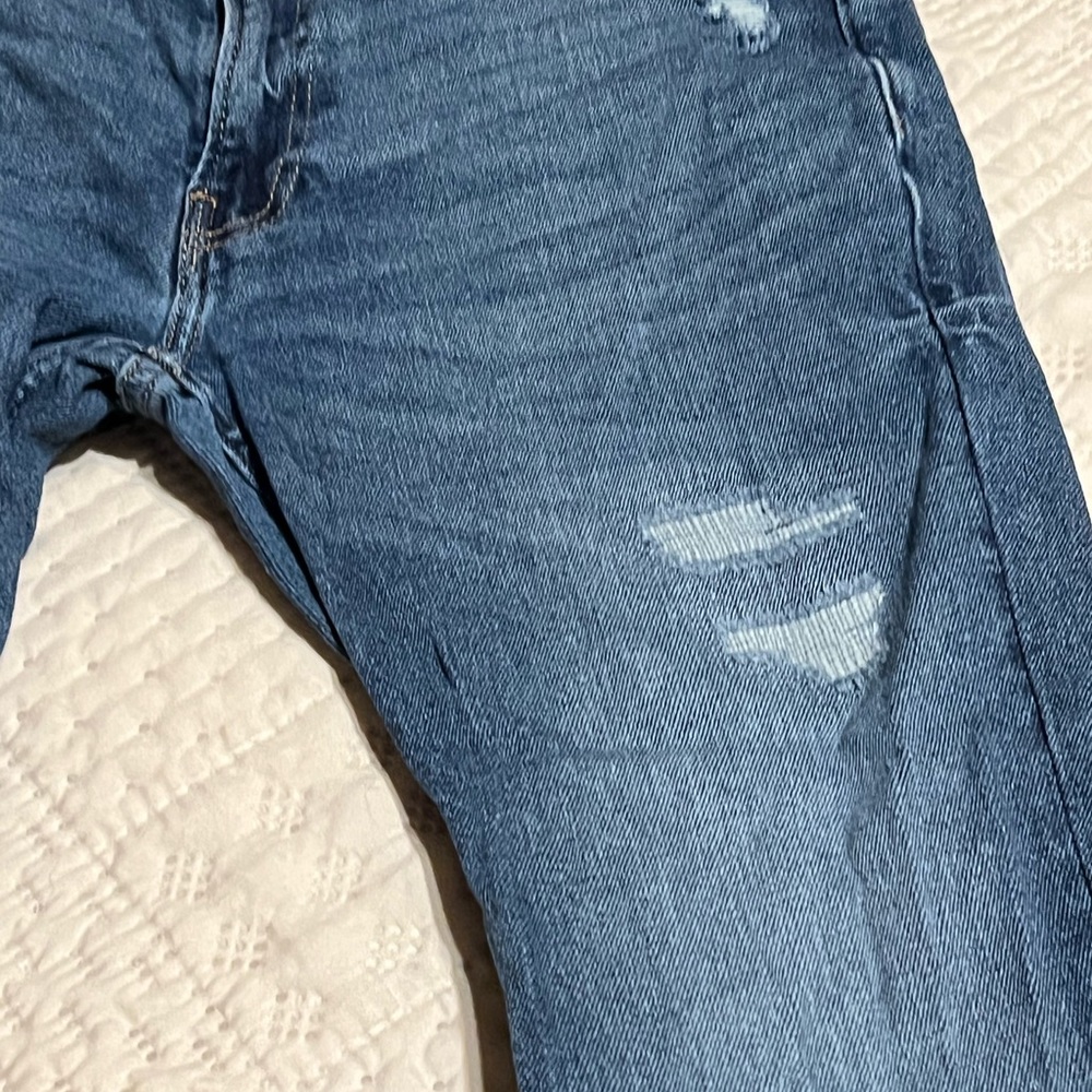 Hollister Skinny Epic Flex Jeans Medium Wash 31x32 Distressed - Picture 3 of 6